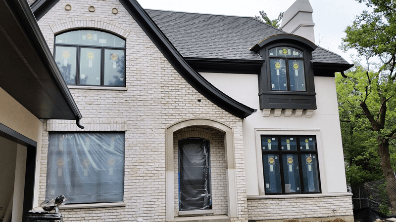 masonry restoration performed on a residential building